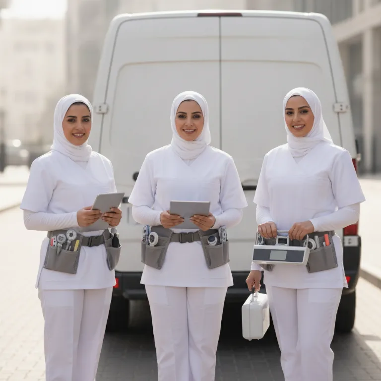 Midwife team in Lahbab